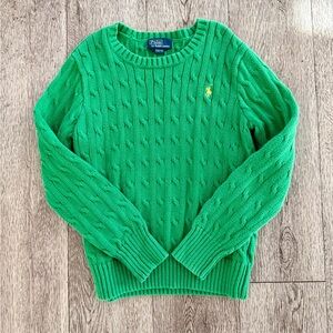 Polo Ralph Lauren Boys Classic Green Sweater